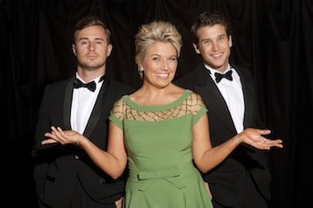 Rohan Browne, Melinda Schneider and Sam Ludeman