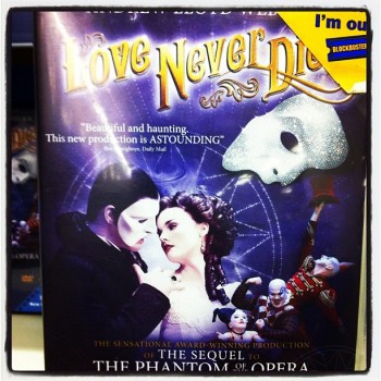 Love Never Dies DVD cover Love Never Dies DVD cover