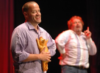 Adam Spencer & Piglet