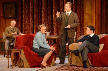 Nicholas Hope (Major Metcalf), Christy Sullivan (Mollie Ralston) Justine Smith (Sargent Trotter) & Gus Murray (Giles Ralston). Image by James Morgan