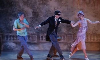 MTC's The Drowsy Chaperone - Geoffrey Rush, Alex Rathgeber and Christie Whelan. Image by Jeff Busby MTC's The Drowsy Chaperone - Geoffrey Rush, Alex Rathgeber and Christie Whelan. Image by Jeff Busby