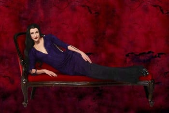 Chloe Dallimore as Morticia in The Addams Family