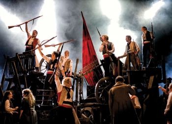 Les Miserables Barricades. Image by Michael Le Poer Trench