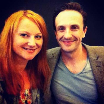 Marika Aubrey and Mitchell Butel