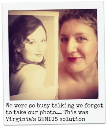 Virginia Gay and Marika Aubrey. Selfie
