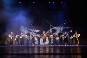 Bangarra Dance Theatre in Hanoi, March 2013. Image by Roger Stonehouse Bangarra Dance Theatre - Hanoi 2 March 2013