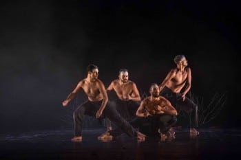 Bangarra Dance Theatre perform <em>Spirit</em> at Vietnam's Hanoi Opera House, March 2013. Image by Roger Stonehouse Bangarra Dance Theatre perform 'Spirit' at Vietnam's Hanoi Opera House - 2 March 2013 Photo: Roger Stonehouse