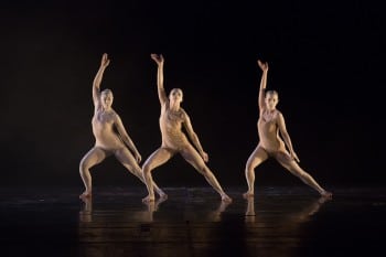 Bangarra Dance Theatre perform 'Spirit' at Vietnam's Hanoi Opera House 2 March 2013 Photo: Roger Stonehouse