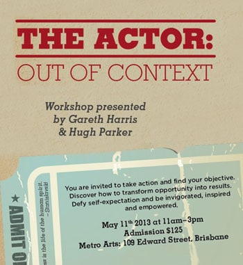 Hugh Parker & Gareth Harris Acting Workshops