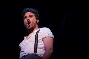 Andrew Conaghan as Jud Fry in Harvest Rain's Oklahoma! Image by Trent Rouillon
