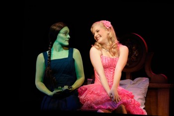 The witches of Oz! Wicked's Lucy Durack and Jemma Rix