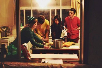 Zoe Hollyoak, Joel Horwood, Mary Soudi and Jack Walker Photo: Amy Nicholas