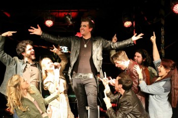 The Cast of Bloody Bloody Andrew Jackson. Photo by Michael Francis.