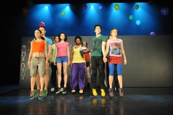 Happy As Larry cast. Image supplied.