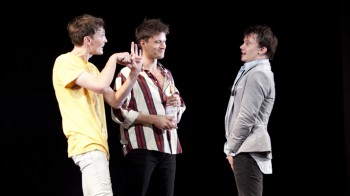 Eamon Farren, Akos Armont, and Dylan Young.