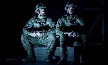 Warwick Young and Will Bailey in The Long Way Home. Photo by Lisa Tomasetti.