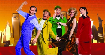 Ian Stenlake, Wayne Scott Kermond, Daryl Somers, Liz Buchanan and Angela Harding Photo: Nick Morrissey