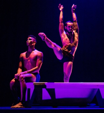 Tyrel Dulvarie and Jesse Martin in Danse Noir. [Image - Ali Choudhry]