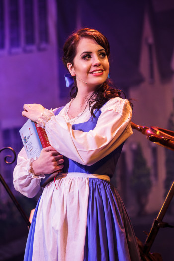 Kelsi Boyden as Belle in Packemin's Beauty and the Beast. Image by Grant Leslie.