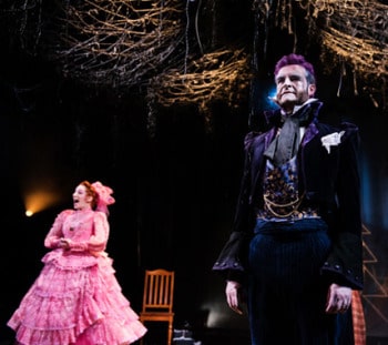 Helen Christinson and Hugh Parker in A Doll's House - La Boite Theatre.<br /> [image: Dylan Evans]