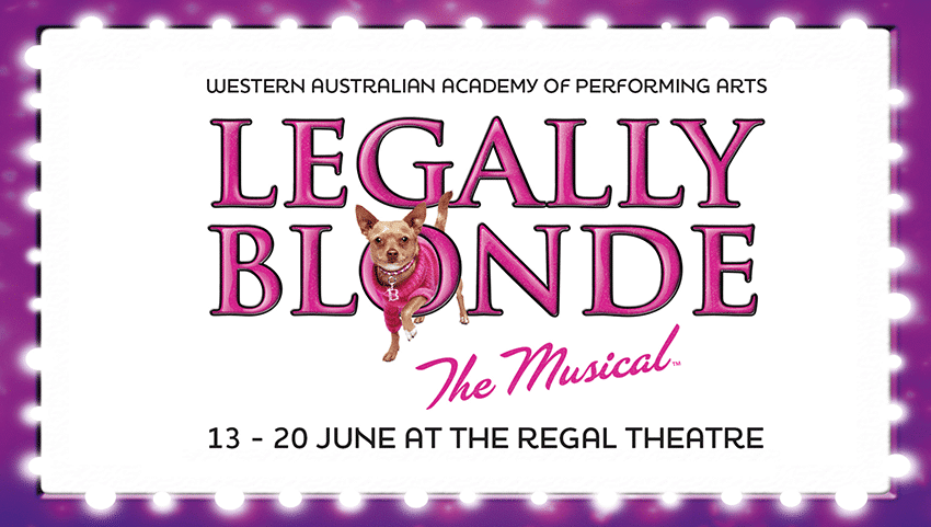 WAAPA Legally Blonde Logo