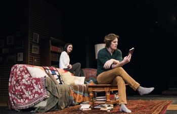 Thomas Larkin and Veronica Neave in Sex With Strangers. Image Supplied.