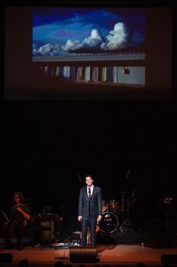 Tyran Parke sings a piece from Compositions at Light the Night, 2013.