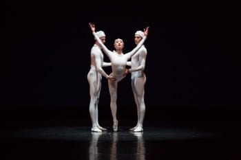 Jared Wright, Natasha Kusen and Brett Simon in Monotones II - The Dream. photography by Daniel Boud.