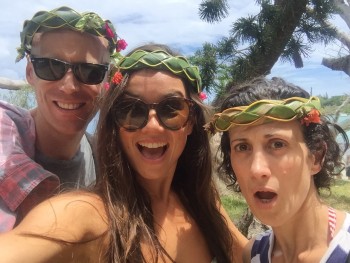 John O'Hara, Alinta Chidzey and Deone Zanotto