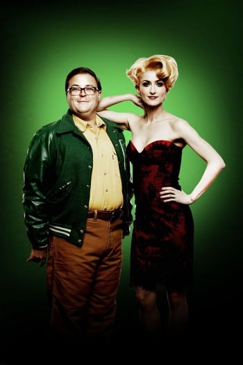 Brent Hill (Seymour) and Esther Hannaford (Audrey) | Photo by Jefff Busby
