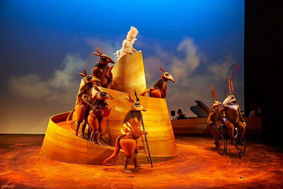 The Rabbits. Melbourne Festival, Opera Australia. Photo by Jon Green