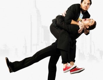 Jason Klarwein and Tama Matheson in The Odd Couple - Queensland Theatre Company. Image supplied.