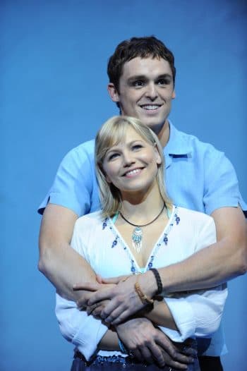 David Sommerville and Suzie Mathers in the 10th anniversary Australian tour of Mamma Mia! 