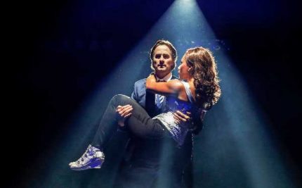 Paulini Curuenavuli and Kip Gamblin in The Bodyguard. Image supplied.