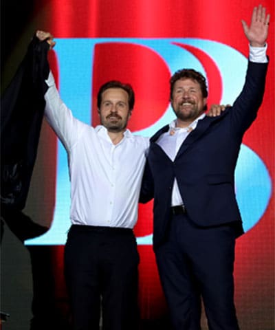 Alfie Boe and Michael Ball. Photo by Christie Goodwin.