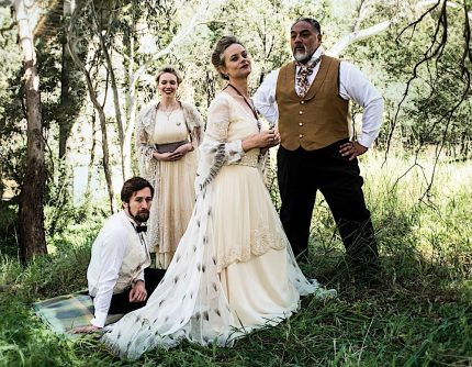 Nelson Gardner, Carina Waye, Nadine Garner and Eddie Muliamaseali'i will star in A Little Night Music. Image by Jodie Hutchinson