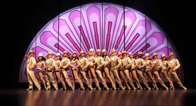 The cast of A Chorus Line perform 'One'