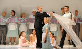 Michael Lewis Taryn Fiebig Joshua Bloom in The Marriage of Figaro for Opera Australia