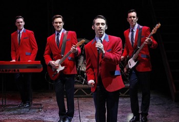 The NZ cast of Jersey Boys2012. Image by Jeff Busby The NZ cast of Jersey Boys 2012. Image by Jeff Busby