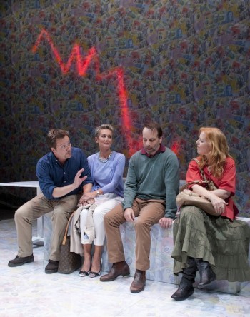 Warren Jones, Lenore Smith, Jamie Oxenbould and Di Adams in When Dad Married Fury. Image by Steve Lunam Warren Jones, Lenore Smith, Jamie Oxenbould and Di Adams in When Dad Married Fury. Image by Steve Lunam