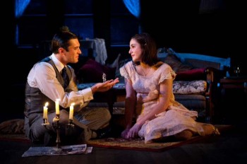 Nic English and Kate Cheel in The Glass Menagerie. Image by Matt Nettheim Nic English and Kate Cheel in The Glass Menagerie. Image by Matt Nettheim