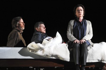 Bruce Spence, Drew Forsythe and Sandy Gore in Sydney Theatre Company’s Under Milk Wood. Image by Heidrun Löhr Bruce Spence, Drew Forsythe and Sandy Gore in Sydney Theatre Company’s Under Milk Wood. Image by Heidrun Löhr