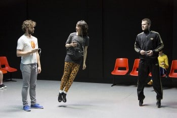 Belvoir's Conversation Piece - Rennie McDougall, Harriet Ritchie & Alisdair MacIndoe. Image by Brett Boardman