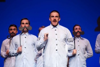 Cast members in Sasha Regan’s The Pirates of Penzance. Image by Lisa Tomasetti Cast members in Sasha Regan’s The Pirates of Penzance. Image by Lisa Tomasetti