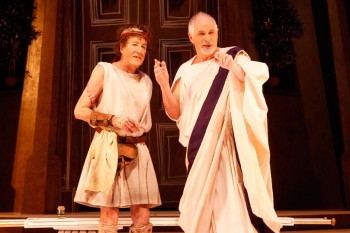 Geoffrey Rush and Shane Bourne in Forum 2012. Image by Jeff Busby Geoffrey Rush and Shane Bourne in Forum 2012. Image by Jeff Busby