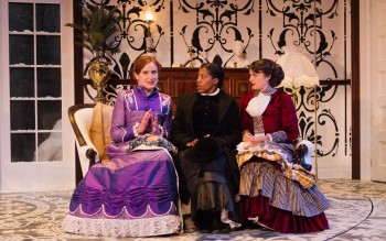 Lizzy Falkland, Pamela Jikiemi and Amber McMahon. Photography by Shane Reid