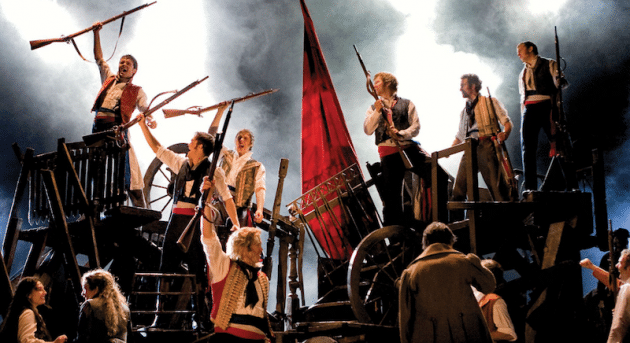 Les Miserables Barricades. Image by Michael Le Poer Trench