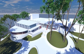 Artist's impression of the Glen Street Theatre renovations. Image supplied