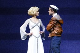 King Kong - Esther Hannaford as Ann Darrow and Chris Ryan as Jack Driscoll. Image by Jeff Busby