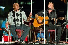 Archie Roach and Troy Cassar-Daley